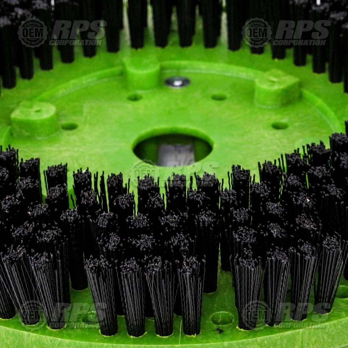 15-382P - Brush, 15", Poly, 8-Lobe Green 