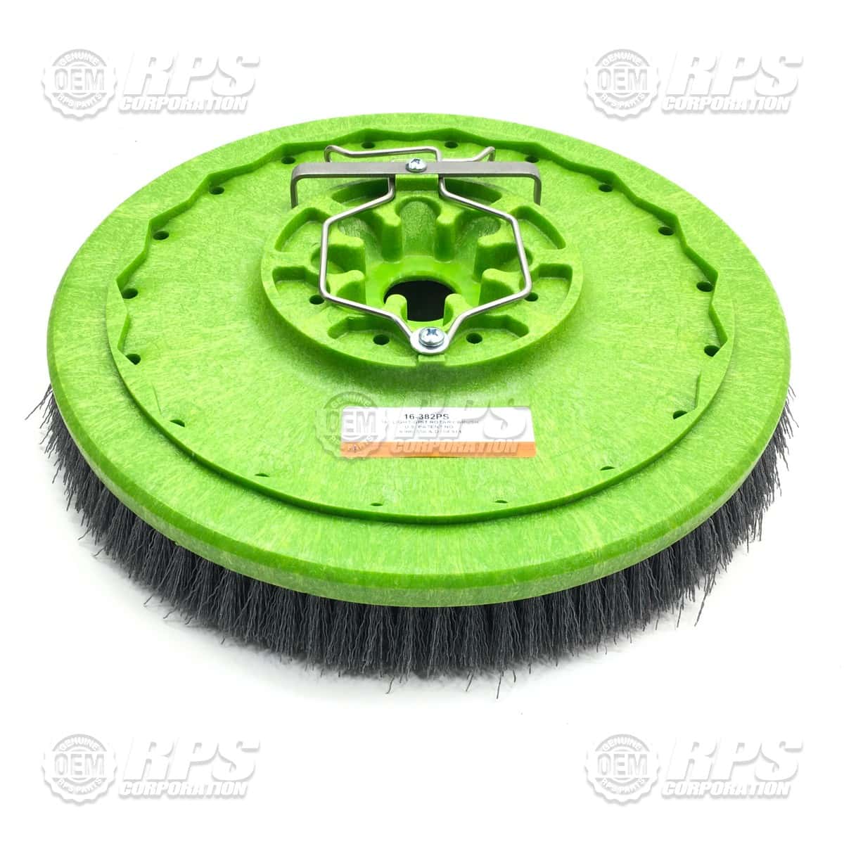 16-382PS - Brush,Light-Grit,16, 8-Lobe Green 