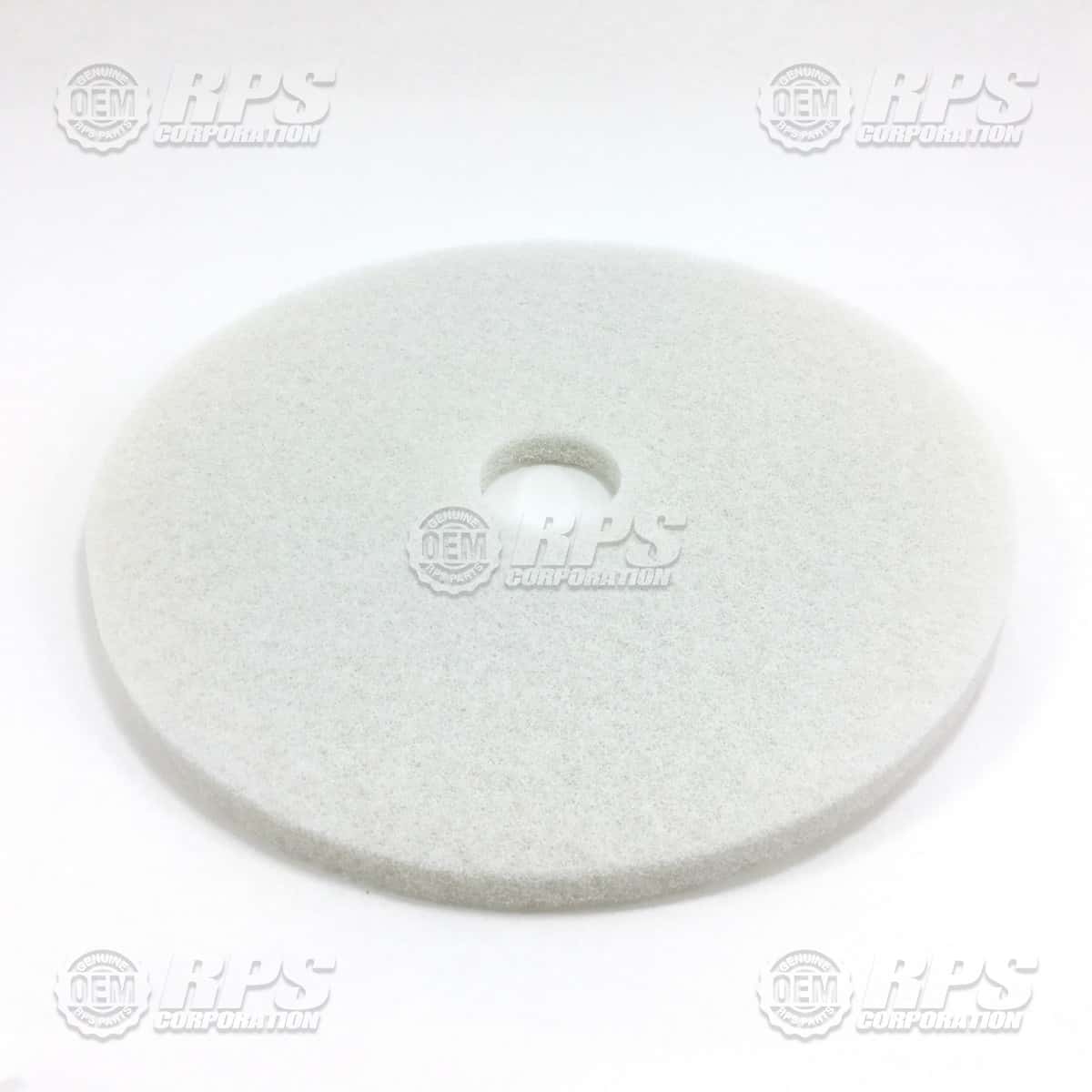17-422W - Floor Pads, 17" White - Case of 5 pads 
