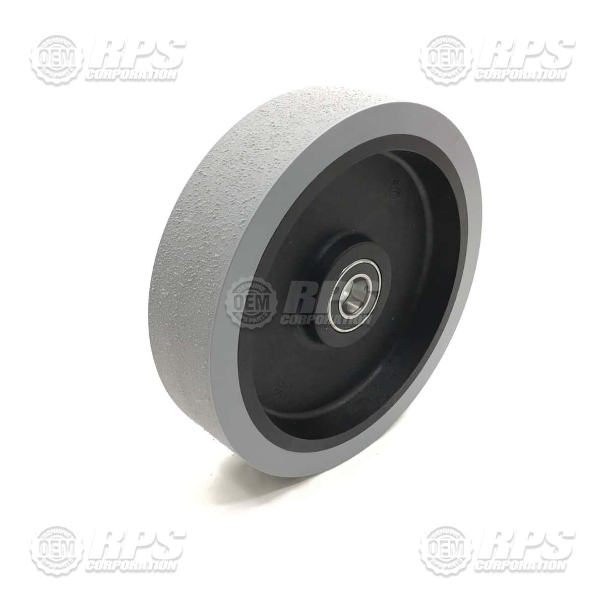 211-6196 - Tire, Grey, Poly, 10, Bearing, Smooth 
