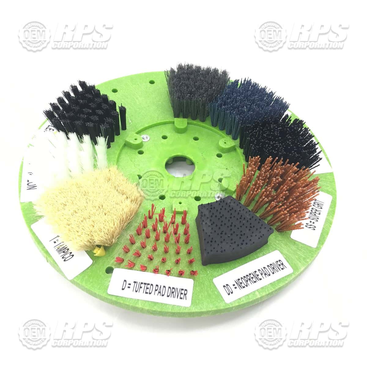 25-382SAM - 13 Multi-fill Sampler,8-Lobe Green 