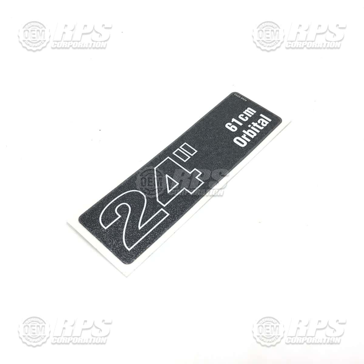 260-024O - Decal, 24 Orbital 