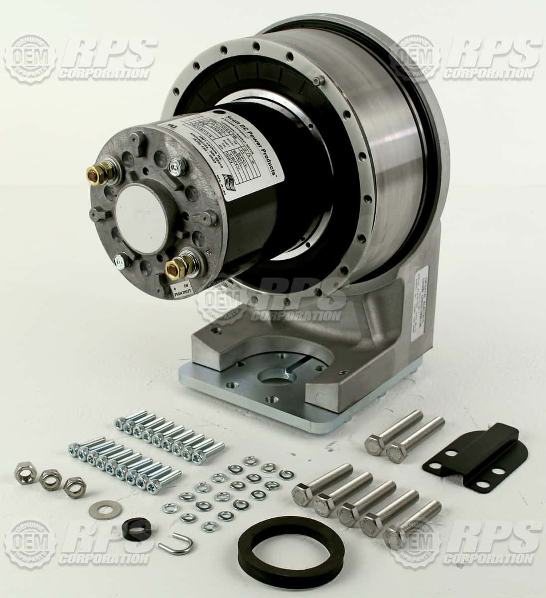 290-7310D - Drive,Front Wheel,12",24V w/o Tire w/Pivot Plate 
