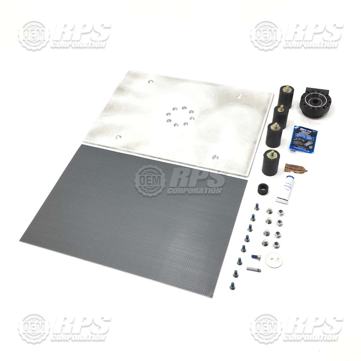 300-01084ZC - Aluminum Plate Kit 20" AC Stick Pivot Style 