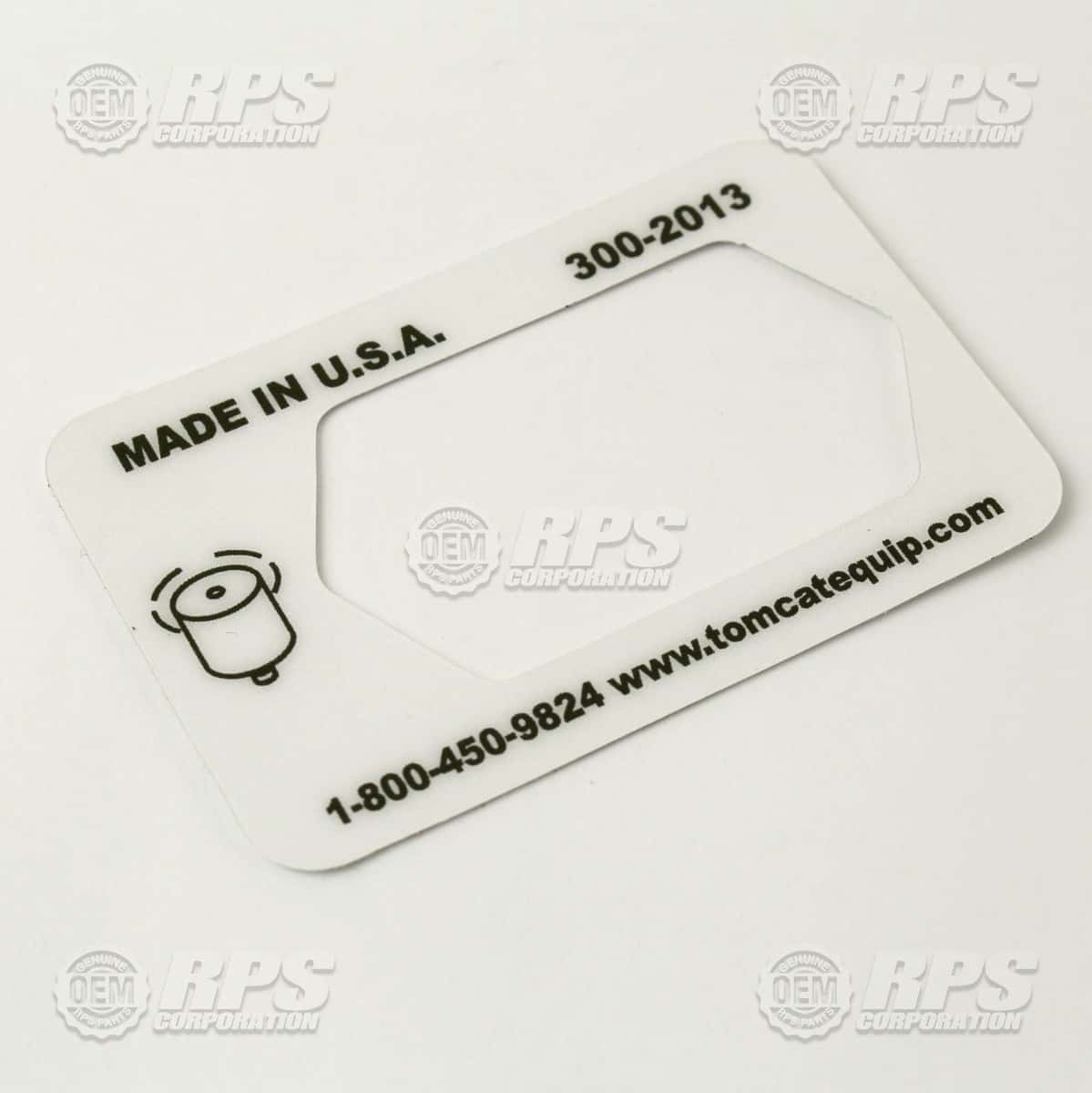 300-2013 - Decal, Isolator 