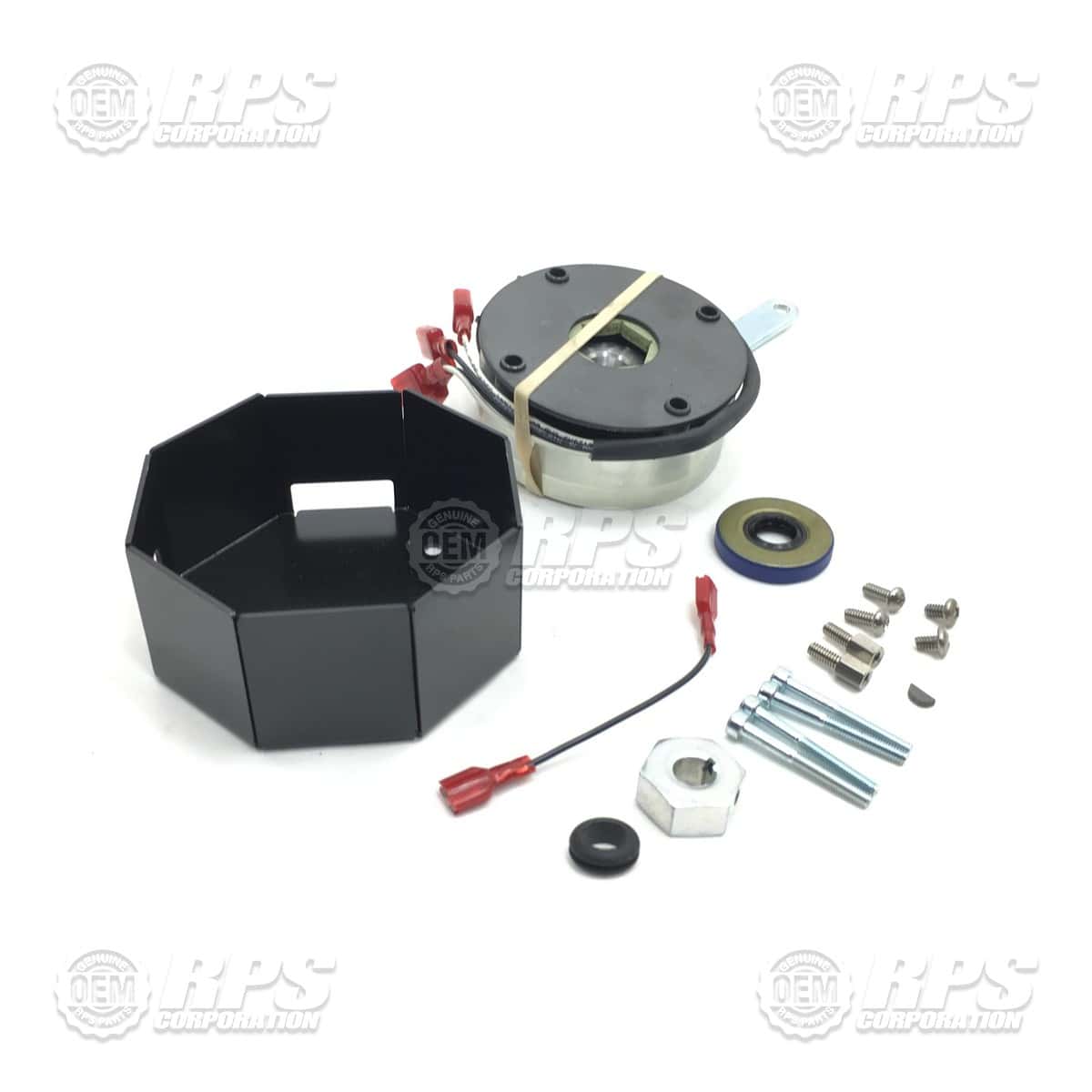 349-7323D - Parking Brake, Elec, 24V w/ seal and key