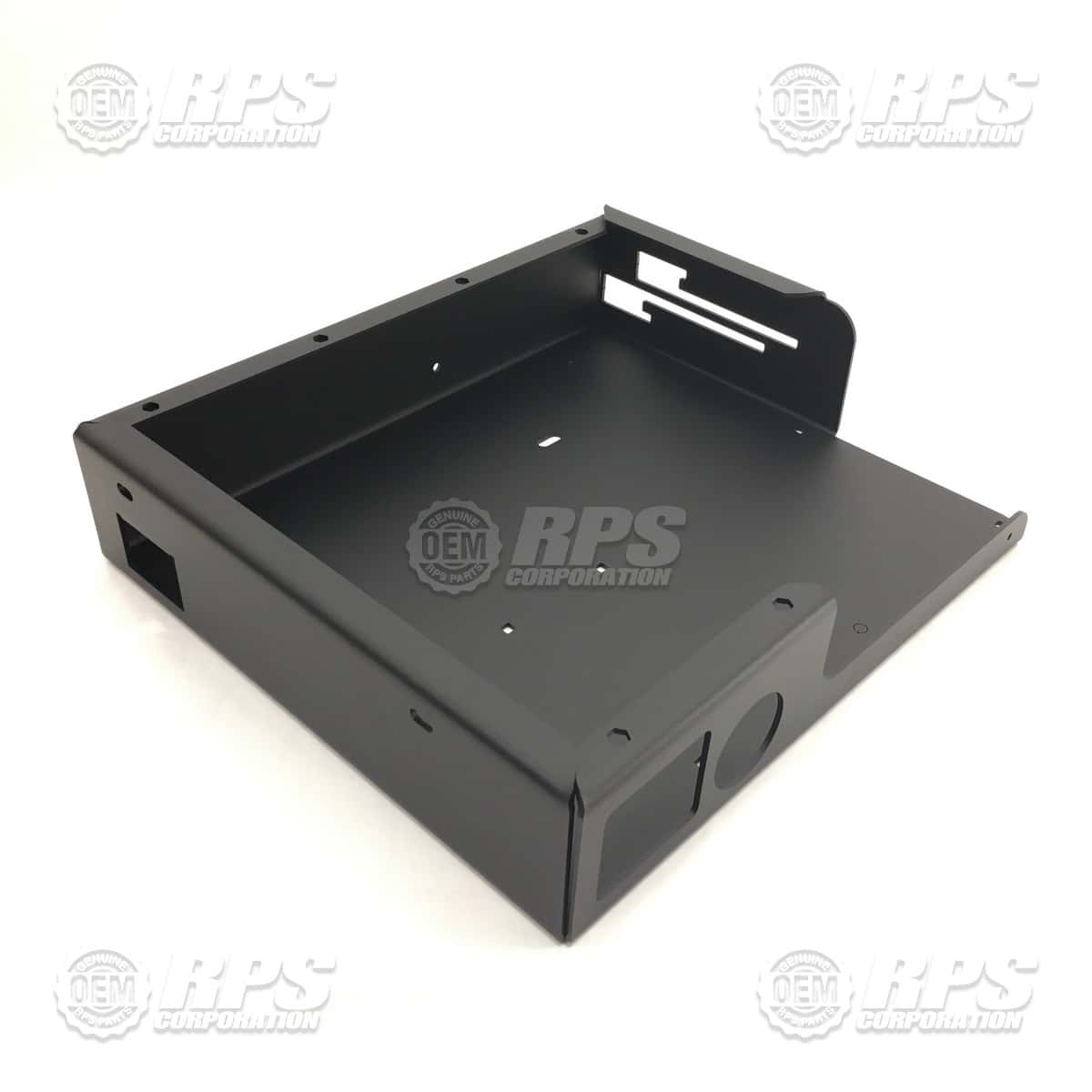 349-9538 - Main/Side Broom Lift Box, Black 
