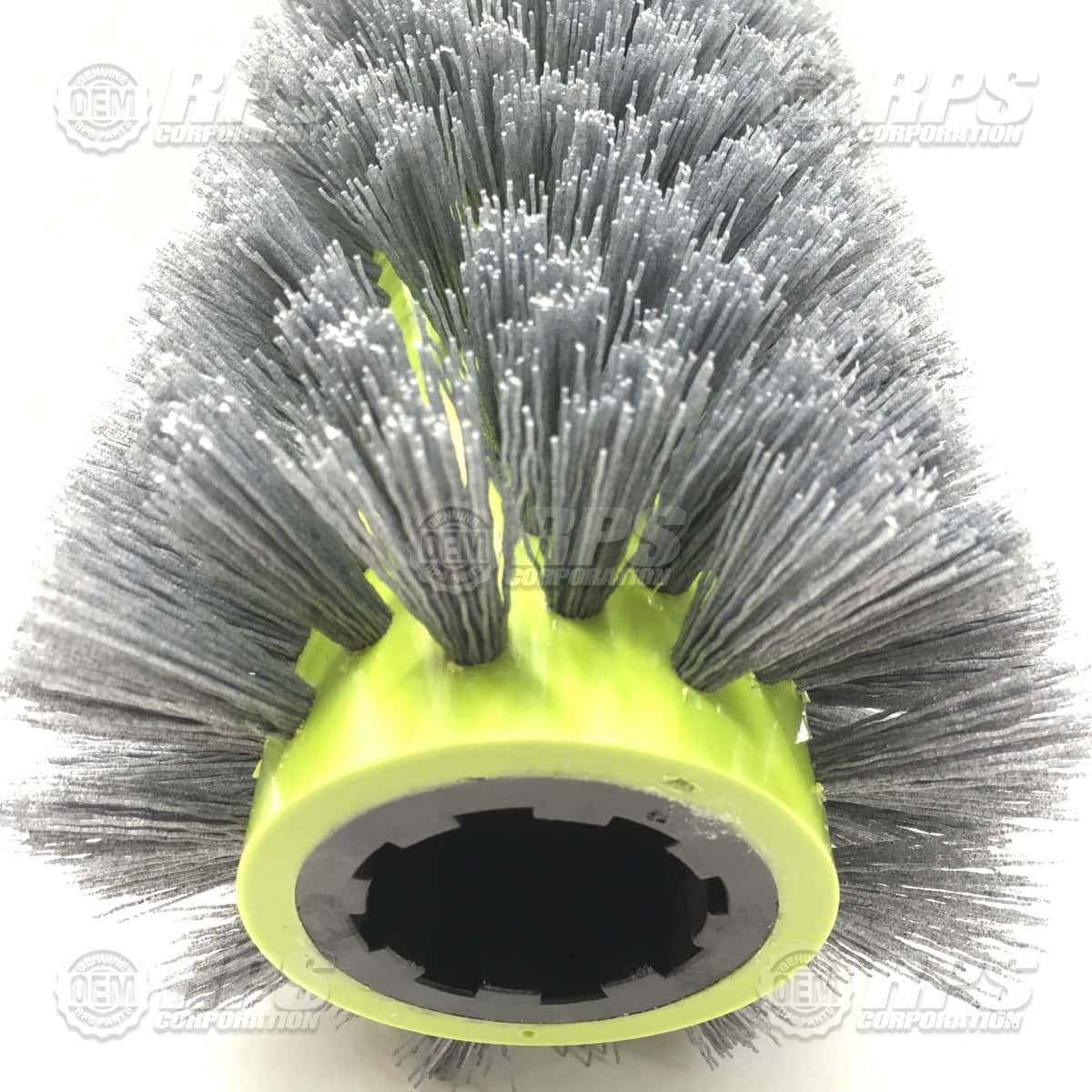 356-697PS - Brush, Cyl, 35", 8-Spline Grn, 6" Dia, Lite-Grit