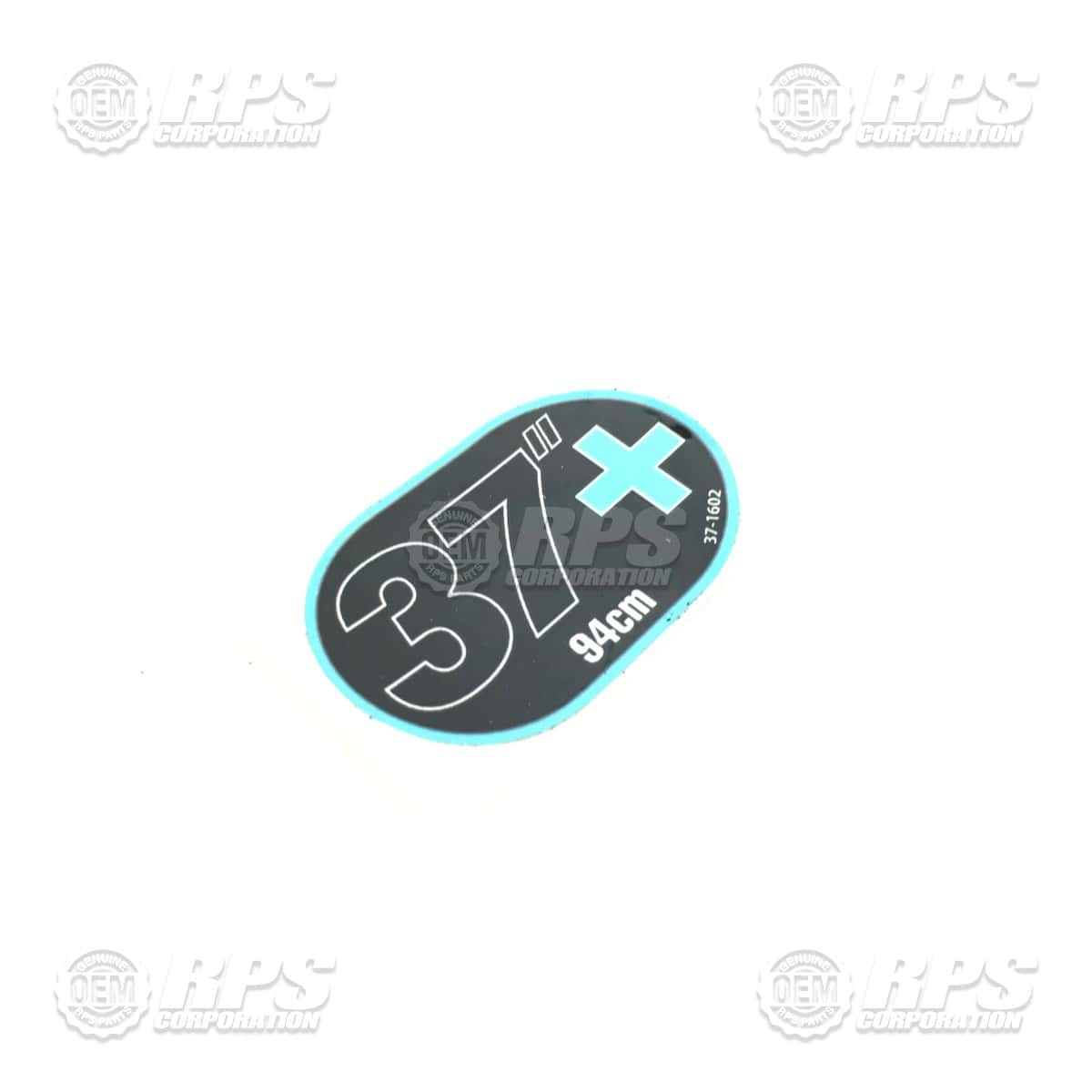 37-1602 - 37 inch + Squeegee Decal 