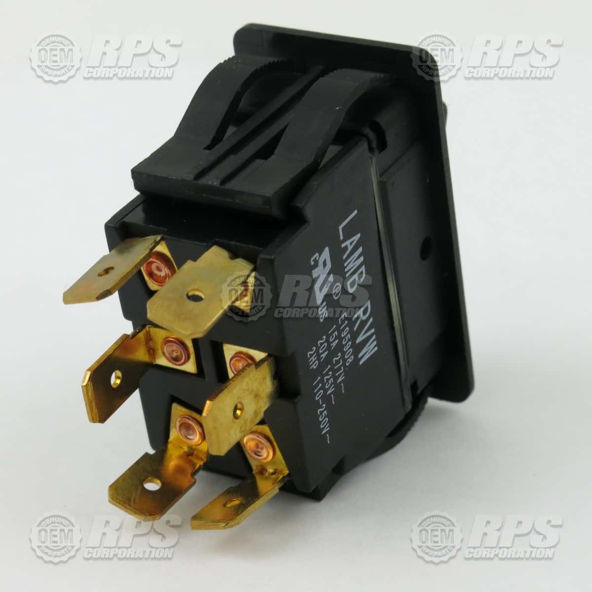 5-234 - Switch,Rocker,Black,DPDT ON-Off 
