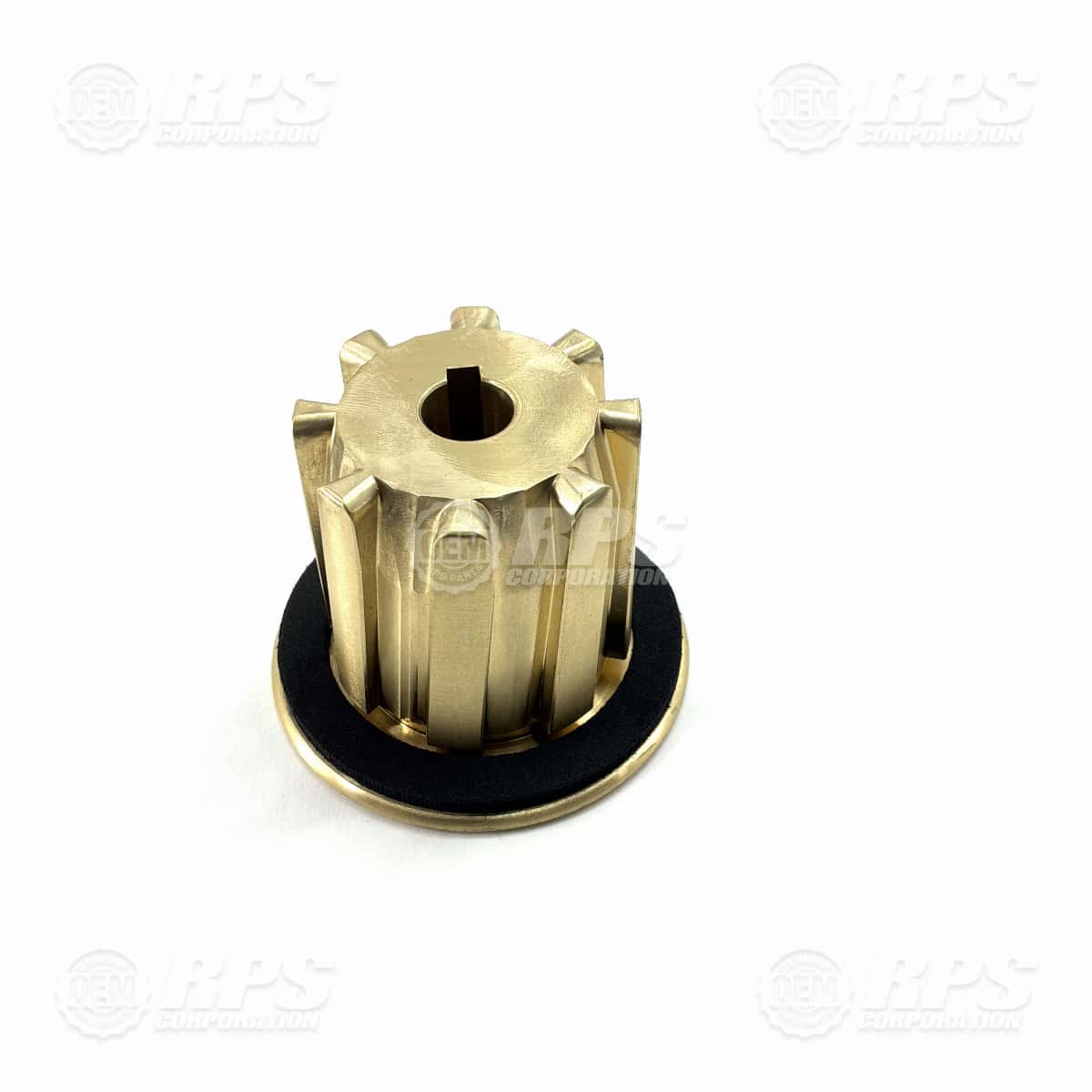 600-8372D - Driver, Cylindrical Spiral, 8 Spline, Brass BrassW/Gasket