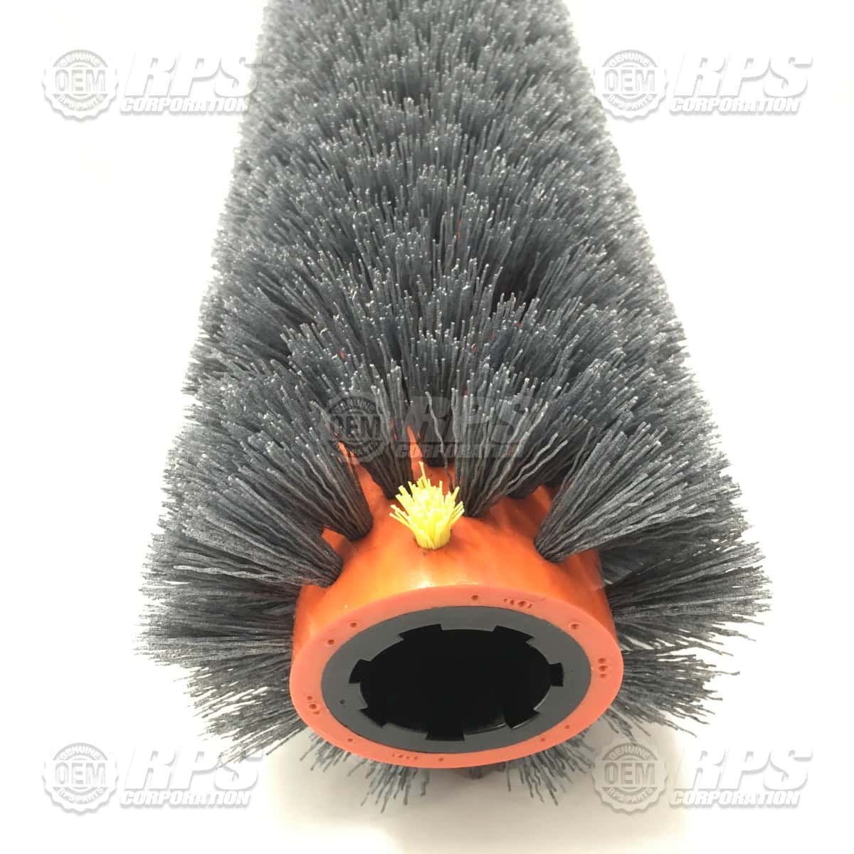 75-246PS - Brush, Cyl, 24, Light-Grit, 7-Spline Orange 