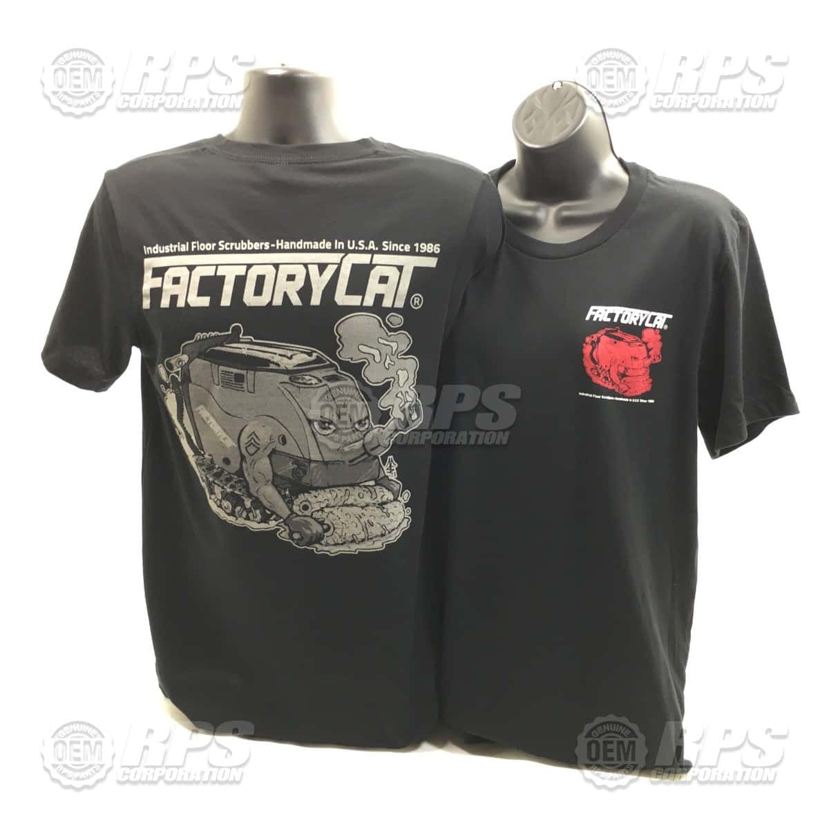 FC-LOGOSSTS-L - Factory Cat Logo T-Shirt Large 