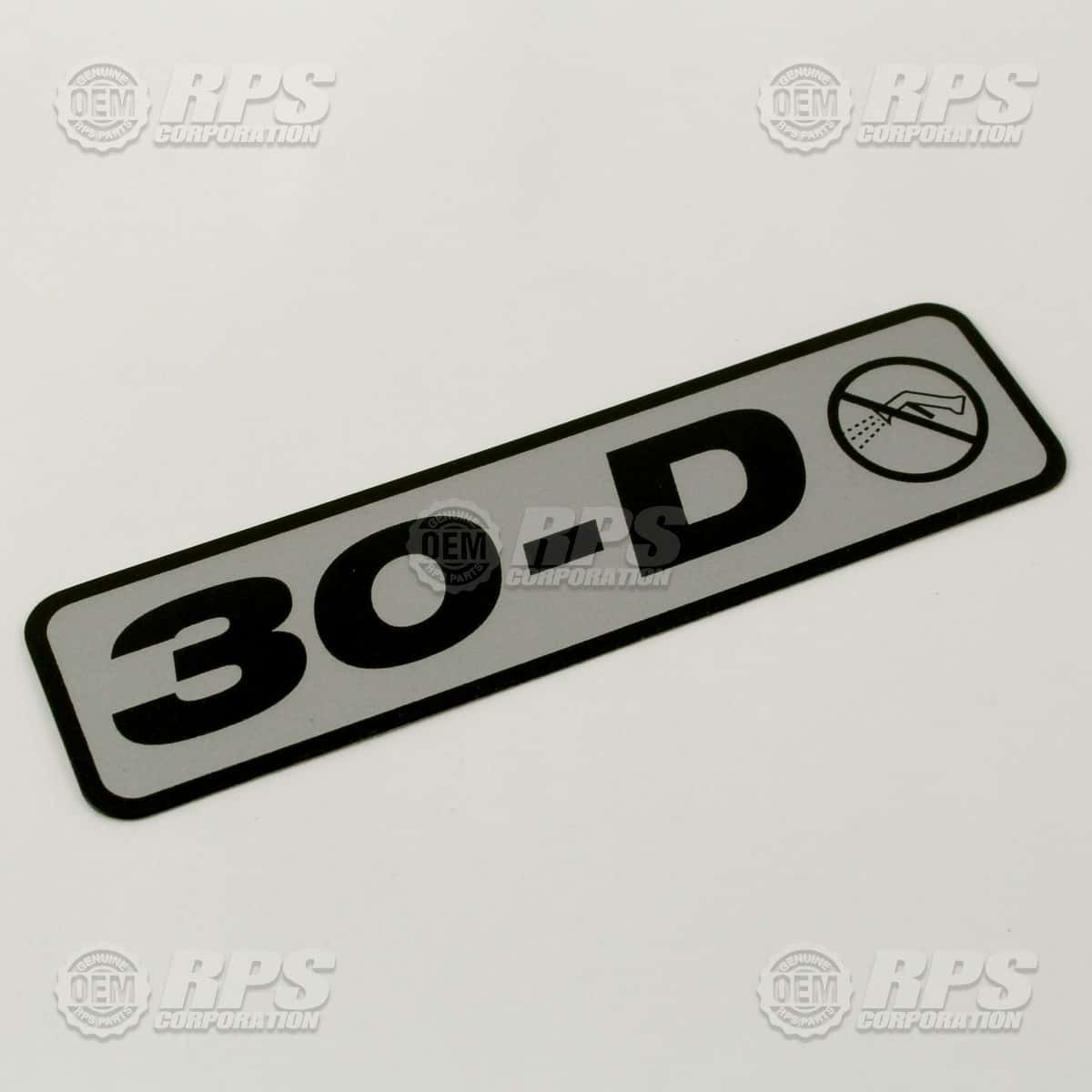 H-030D - Decal,30-D 
