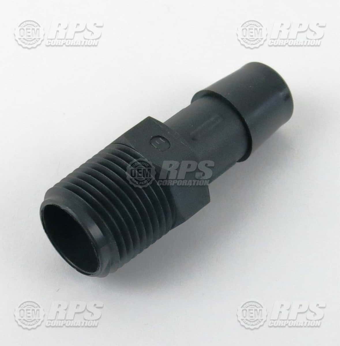 H-04763 - Fitting,1/2"Barbx3/8"MNPT Nylon 
