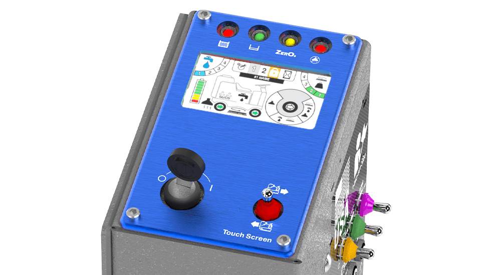 Tomcat branded controller showcasing the TOUCH SCREEN