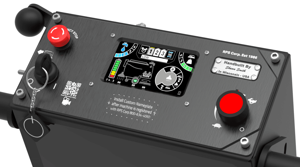 Tomcat branded controller showcasing the Touch Screen 