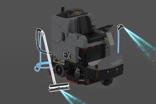 Tomcat Scrub and Vac Wand / Spray Jet rider